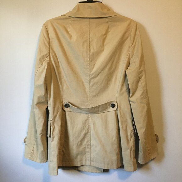 Tommy Hilfiger Double Breasted Cotton Blend Coat - Picture 2 of 16